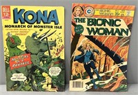 Charlton & Dell Comics: Kona & The Bionic Women