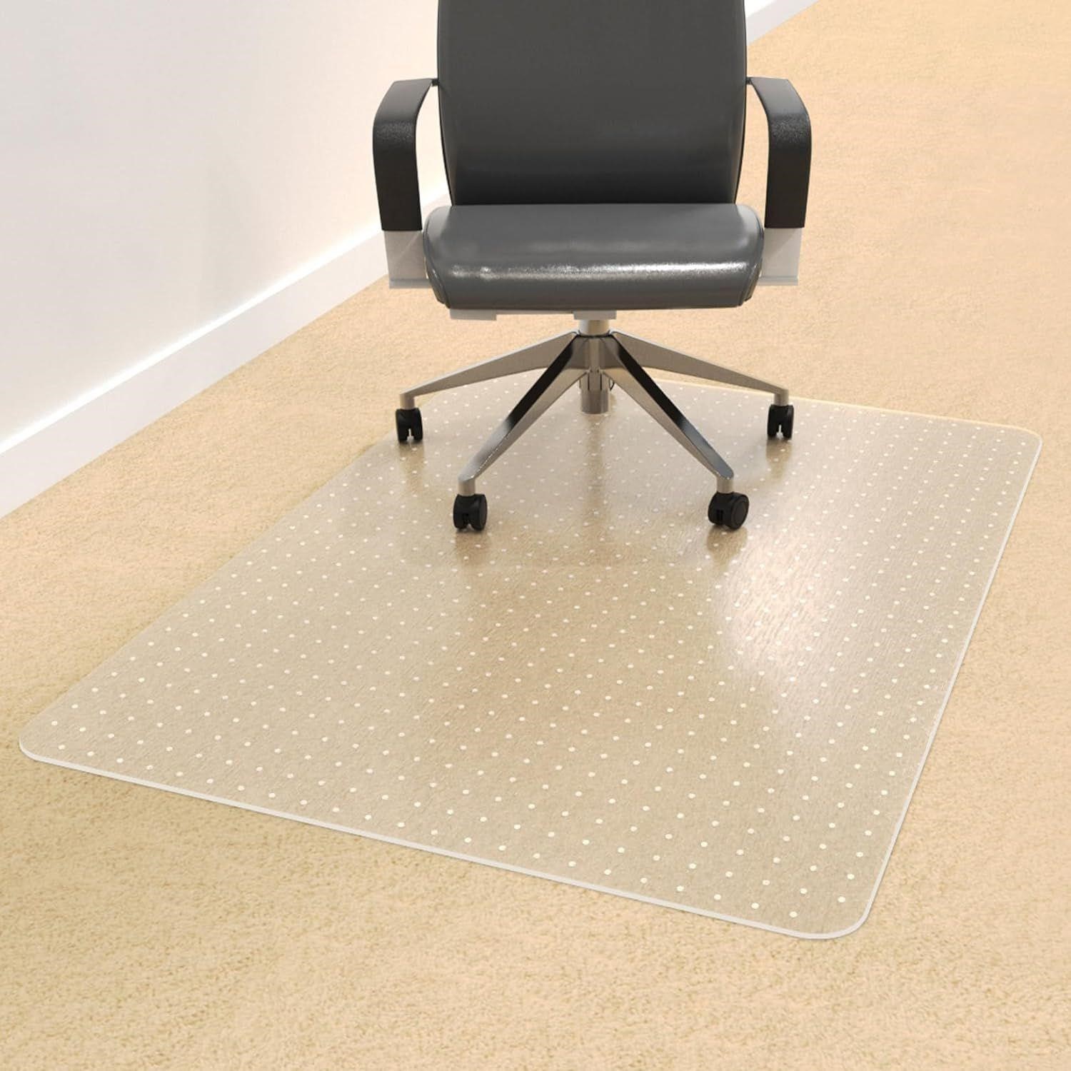 Heavy Duty 47'' x 29'' Rectangle Office Chair Mat