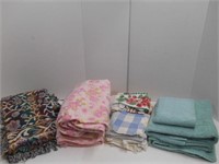 Assortment of Linens & towels