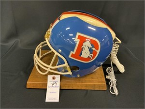 VTG Original Denver Broncos Riddell Helmet Phone