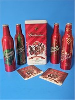 2006 BUDWEISER LIMITED EDITION TIN WITH 4 ALUMINUM