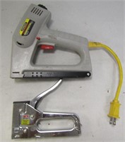 Electric (Stanley) And manual Stapler