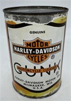 Vintage Harley-Davidson Gunk 1 Quart Metal Oil