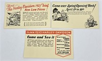 Lot Of 3 Harley Davidson Postcards