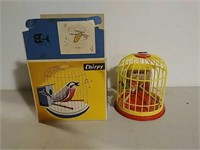 German windup bird in cage