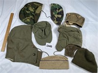 Military hat/caps collection