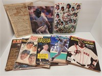 Vintage Baseball Magazines and Collectibles