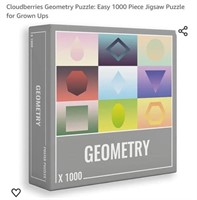 MSRP $10 Geometry 1000 Piece Puzzle