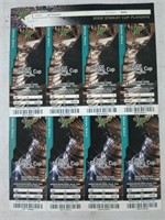 8 ct 2002 Dallas Stars Stanley cup playoff tickets