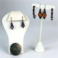 Sterling Silver Earrings & Pendant