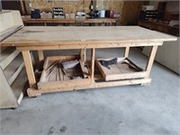 Work Shop Table On Wheels