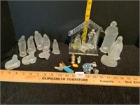 Nativity Sets Frosted Glass Acrylic+