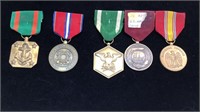US Navy medal grouping with Coast guard medal and