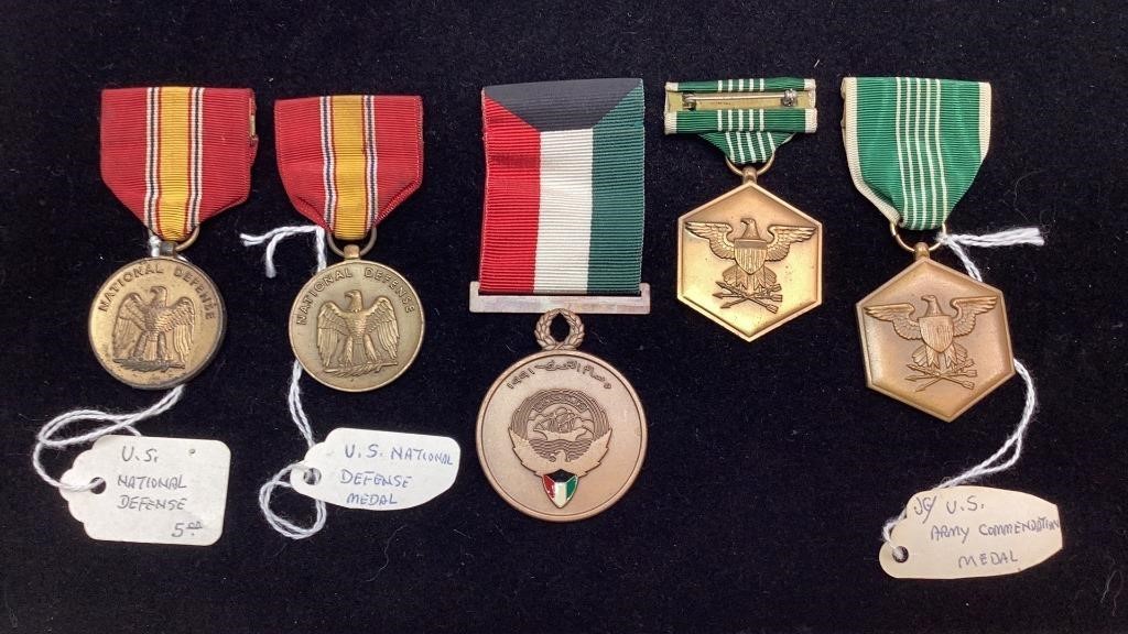 Post WWII U.S. Military medal lot National