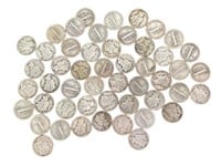 $5 Face Silver Mercury Dimes