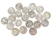 $5 Face Silver Washington Quarters