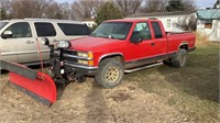 1998 1500 Chevrolet with Plow