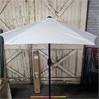 Six Foot Outdoor Umbrella-White