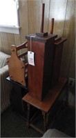 Miscellaneous wooden furniture lot to include:
