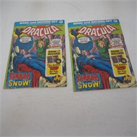 2 X Sealed Dracula Terror In The Snow Comic & 45