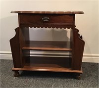 SIDE TABLE WITH STORAGE