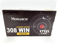 (20) Rounds.308 Monarch 145 gr FMJ