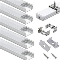 LED Aluminum Channel with Cover - StarlandLed 6-Pa