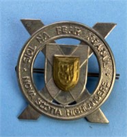 Nova Scotia Hignlanders Regiment Cap Badge