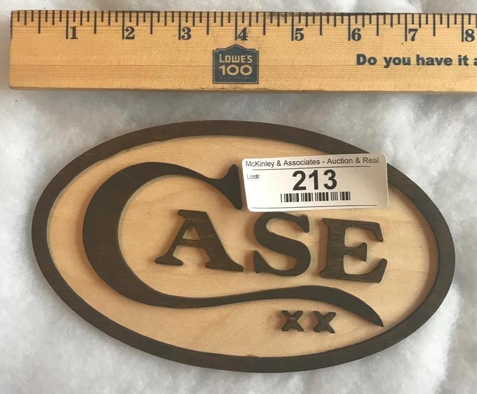 Wooden Case Sign