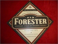 Old Forester Bourbon Whisky Wood Bar Sign