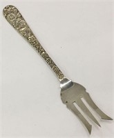S Kirk & Son Sterling Repousse Fork