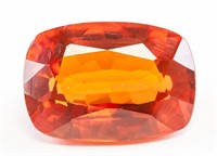 13.70ct Cushion Cut Orange Natural Sapphire GGL