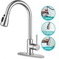 WF6427  PHANCIR Pull Down Sprayer Kitchen Faucet