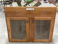 Kraft made wood upper cabinet 35.75 x 13 x 29