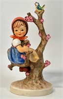 LOVELY HUMMEL FIGURINE - GIRL IN TREE