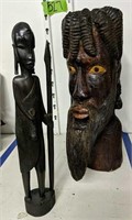 Carved Wooden African Figurines