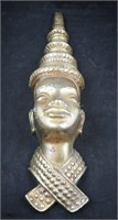 Vtg Mid Century Burwood Prod Gold Bali Statue