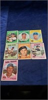 (7) 1959 Topps Baseball Cards