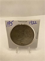 1922 Peace Silver Dollar