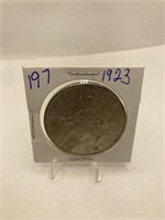 1923 Peace Silver Dollar