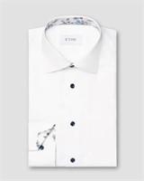 Eton White Signature Twill Shirt, Size 42/16.5