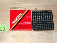 Federal Small Pistol Primers 100ct