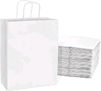 Prime Line Packaging Box of 100 Paper Bags with Ha