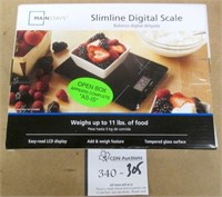 Mainstays Slimline Digital Scale ~ Up To 11lbs