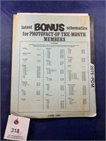 June 1982 Bonus Schematics Photofact of the Month