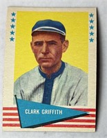 1961 Fleer Set # 36 Clark Griffith