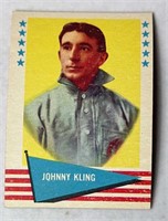 1961 Fleer #52 Johnny Kling  Vintage Chicago Cubs