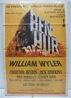 Ben-Hur 1969 Charlton Heston Rerelease 1sh Poster