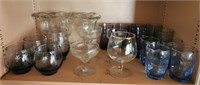 Estate lot of misc glass cups