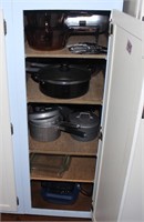 Contents of Cabinet, Pots and Pans